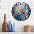 thumbnail image 6 of Butterflies Colorful Wall Clocks Battery Operated 11.9 Inch Round Clock Acrylic Silent Non-Ticking Bedroom Living Room Decorative Clocks, 6 of 10