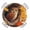 Saddle Brown, variant on Fall Owl Round Tablecloth for 36-44 Inch Tables,Fitted Table Cover with Elastic Edge,Thanksgiving Orange Yellow Maple Leaf Botanical Waterproof Outdoor Table Cloth Protector for Patio Garden Dinner
