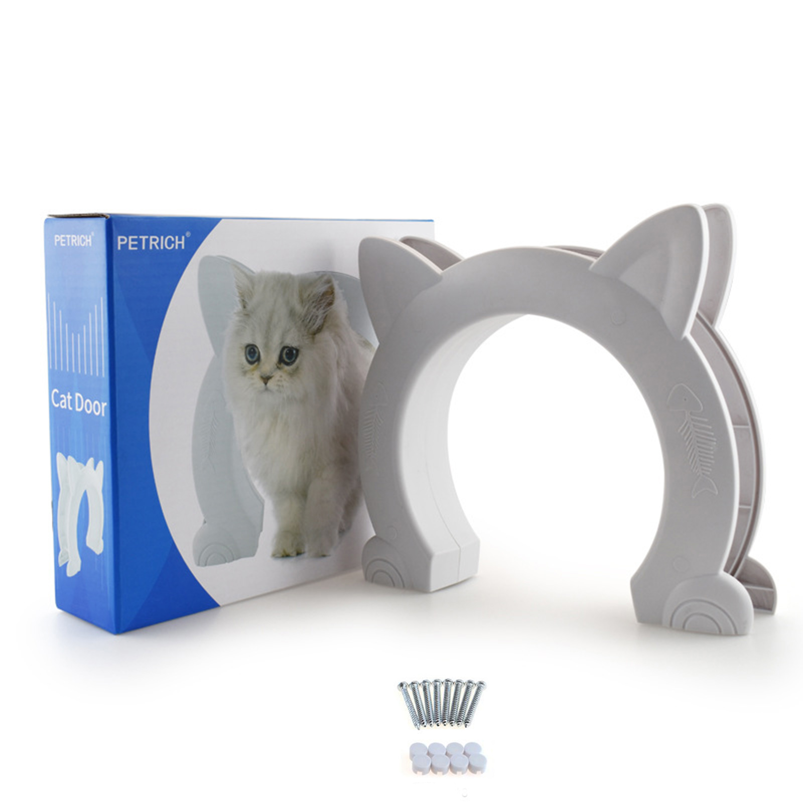 ますので 【送料無料】PAWSM Interior Cat Door， Pet Door for Cats， Cat Door Hides