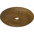 thumbnail image 3 of 35 1/8"OD x 4 7/8"ID x 2 1/2"P Viceroy Ceiling Medallion (Fits Canopies up to 4 7/8"), Hand-Painted Smokey Topaz Crackle, 3 of 6