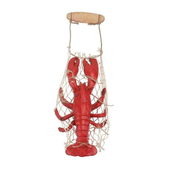1Pc Lobster Shaped Wall Decor Home Wall Hanging Ornament Chic Resin Craft