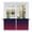 Multicolor, variant on Black Red Ombre Tier Curtains, Modern Abstract Art Aesthetics Light Filtering Kitchen Curtains, 2Pcs Rod Pocket Half Window Treatments Panels for Sink Cafe Cabinet Camper 27.5x24 Inches