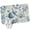 Indigo, Blue, White, variant on Indoor Door Mat, Blue Conch Coastal Absorbent Non Slip Washable Rug, Summer Beach Coral Starfish Shell Ocean Beige Low Profile Small Welcome Floor Mats for Entryway, Front Door, RV, 16x24 In