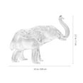 thumbnail image 2 of GOOHOCHY Crystal Elephant Sculpture Decor Desktop Crystal Elephant Figurine Lovely Elephant Sculpture, 2 of 8