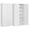 White + 2 Door-71"H, variant on Metal Storage Cabinet with 2 Doors and 4 Adjustable Shelves, 71" Steel Garage Storage Cabinet, Locking Tool Cabinets for Office, Home,School,Kitchen,Garage Tool Utility Cabinet