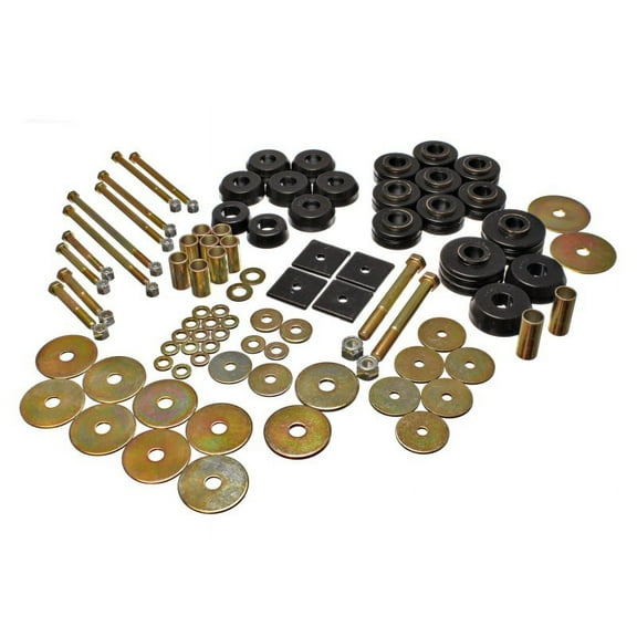 Energy Suspension 67-72 Denali XL/Suburban/Yukon XL 2WD/4WD/67-95 K-5 Blaze Blk Body(cab) Mount Set Fits select: 1967 GMC C1500, 1968-1972 CHEVROLET C10