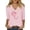 26 Pink, variant on Womens Casual Love Heart Shirts 3/4 Sleeve Valentine's Day Tees St Patrick's Day Graphic Tees Tops
