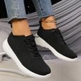 thumbnail image 5 of Women's Breathable Walking Shoes Wedge Non Slip Knit Orthopedic Shoes Lightweight Slip On Sneakers, 5 of 6