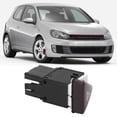 thumbnail image 5 of Dark Red Warning Emergency Flash Switch Button 1K0953509A Car Interior Accessories Replacement for RABBIT MK5, 5 of 5