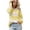 Jaune, variante sur Chandail Polo à Blocs de Couleur à Rayures pour Femmes, Col à Revers, Manches Longues, Coupe Ample, Chemise Tendance de Printemps (Bleu Foncé TG)