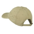 thumbnail image 3 of St. Patrick's Day Clover Embroidered Washed Cap - Khaki OSFM, 3 of 5