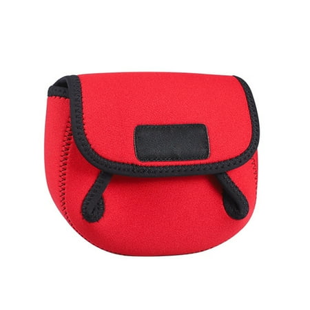 BELOWSYALER Fishing Reel Bag Shockproof Baitcasting Reel Case Reel Storage Pouches Baitcasting Fishing Reel Protective