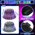 thumbnail image 5 of VIVIHEYDAY LED Bucket Hat, USB Rechargeable Rave Party Hats for Men Women, Unisex Light up Fisherman Cap, 5 of 7