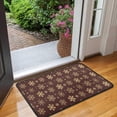 thumbnail image 2 of Brown Christmas Snowflake Pattern Door Rugs,Washable Non Slip Door Mats Indoor,Decorative Door Mats,Entry Mat Indoor for Entrance,Bedroom,Kitchen,Bathroom,30"x17", 2 of 6