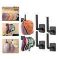 thumbnail image 5 of 4-Pack Adhesive Hat Rack for Wall - No Drilling Baseball Cap Organizer - Holds 20-48 Hats, 8lbs Capacity - for Closet, Cowboy Hats, Headphones, 5 of 6