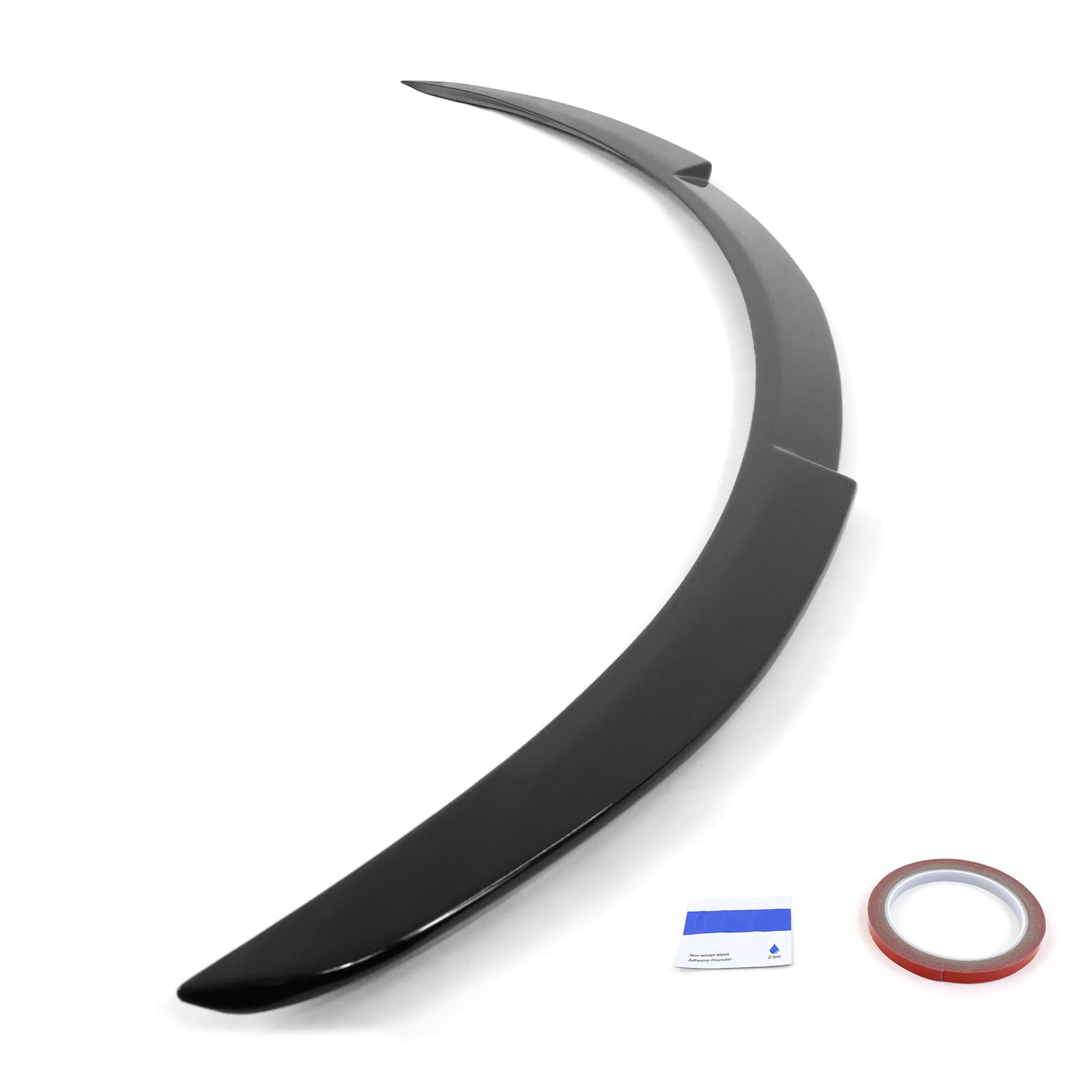 Ikon Motorsports Compatible with 20-24 Tesla Model Y IKON Style ABS Rear Trunk Spoiler Wing - Gloss Black