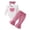 H661-White, variant on TOWED22 Newborn Infant Baby Girl Outfits Ruffle Print Long Sleeve Romper Bodysuit Tops Pants Set Cute Fall Winter Clothes,Color: Pink,Size:6-9 M