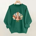 thumbnail image 7 of Inverlee Thanksgiving Sweatshirts Women Cute Turkey Pumpkin Print Sweatshirt Fall Long Sleeve Cotton Shirts Crewneck Dressy Casual Pullover Outfit, 7 of 7