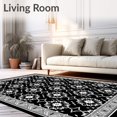 thumbnail image 2 of ODIKA 5x7 Machine Washable Non-Slip Area Rug, Celestial Starburst with Interlocking Stellar Motifs Ultra Soft Rug, None, 576780, 2 of 7