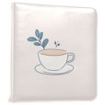 thumbnail image 2 of Leather Cover Photo Album 80 Pockets 4x6 Photos Bookshelf Picture Album Coffee Cup with Leaf, 2 of 9
