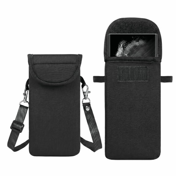 2Pcs Crossbody Phone Pouch Bag, Lightweight Protective Sleeve Case for Mobile Phones