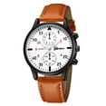 thumbnail image 1 of Reloj de cuarzo para hombre, relojes de moda para hombre, reloj de pulsera analógico de cuarzo de aleación militar de cuero para hombre, relojes de negocios, reloj, 1 of 3