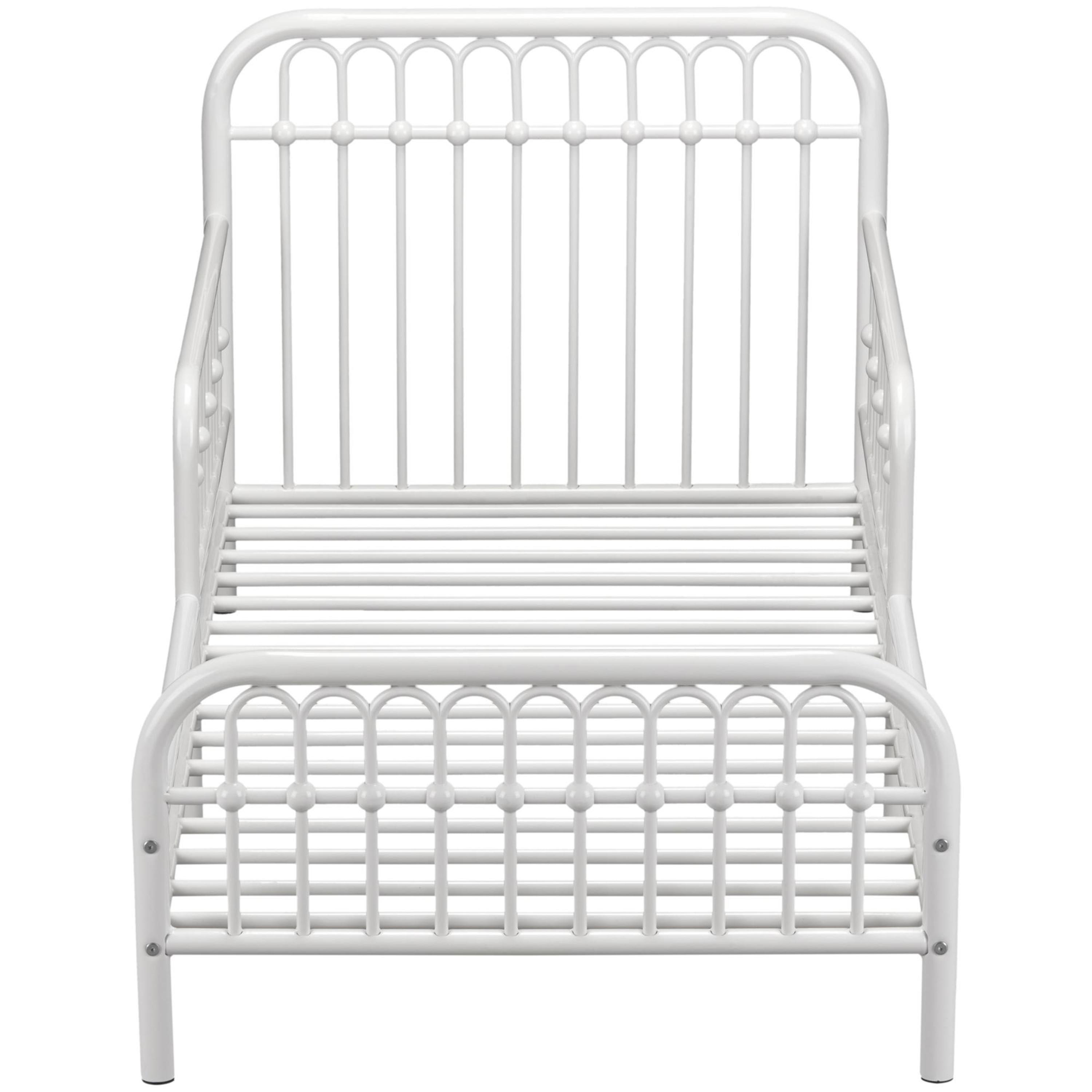 Little Seeds Monarch Hill Ivy Metal Toddler Bed, White