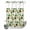 Green, variant on No Hook Shower Curtain, Saint Patrick's Day Shower Curtains for Bathroom with See Through Top Window, Gnomes Hats Boots Clovers Leaves Waterproof & Washable Bath Curtain Narrow 54"x78"
