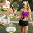 thumbnail image 3 of Psesaysky Hawaiian Skeleton Print Womens Tennis Dress with Built in Shorts Spaghetti Strap Athletic Dresses Workout Dresses Skirt Dress Golf Outfits, Size XL, 3 of 5