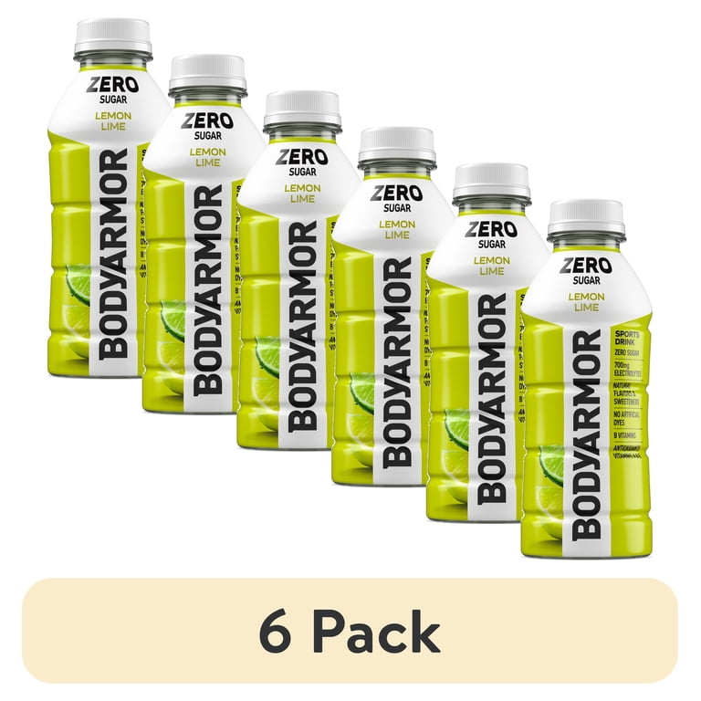 BODYARMOR Zero Sugar Lemon Lime Sports Drink, 16 fl oz, 6 Pack photo 1