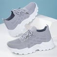 thumbnail image 6 of Rotm Walking Sneakers for Women Women's Lightweight Slip On Walking Running Shoes Grey,7.5, 6 of 6
