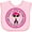 AD-Pink, variant on Inktastic Daddys Little Rocker Girl Girls Baby Bib