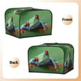 thumbnail image 3 of Uemuo Red-Eyed Tree Frog-1 Print Toaster Cover 4 Slice, Small Kitchen Appliance Covers, Toaster Oven Cover with Loop, Bread Machine Cover Dust Cover Protection, 3 of 7