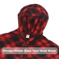 thumbnail image 5 of Catalonia Women's Scarf Shawls, Hooded Wearable Blanket Cloak Coat,Sherpa Fleece Poncho Cape,Lightweight Blanket Shawls, 5 of 7