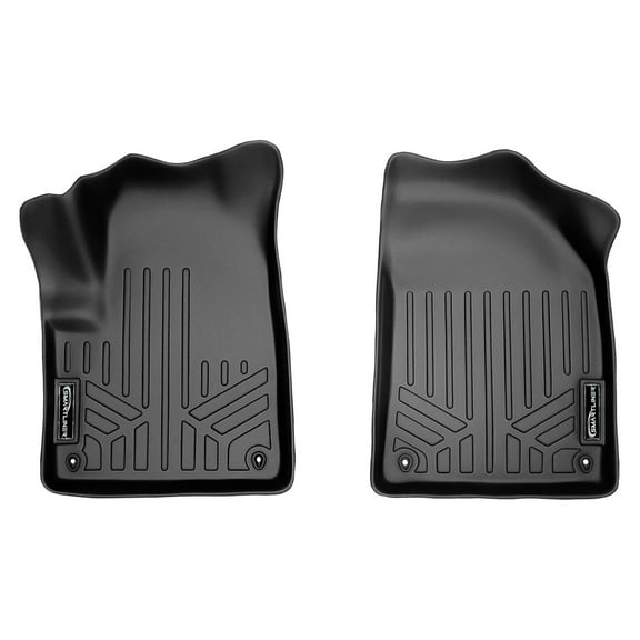 SMARTLINER Custom Fit Floor Mats 1st Row Liner Set Black Compatible With 2014-2021 Jeep Cherokee - All Models