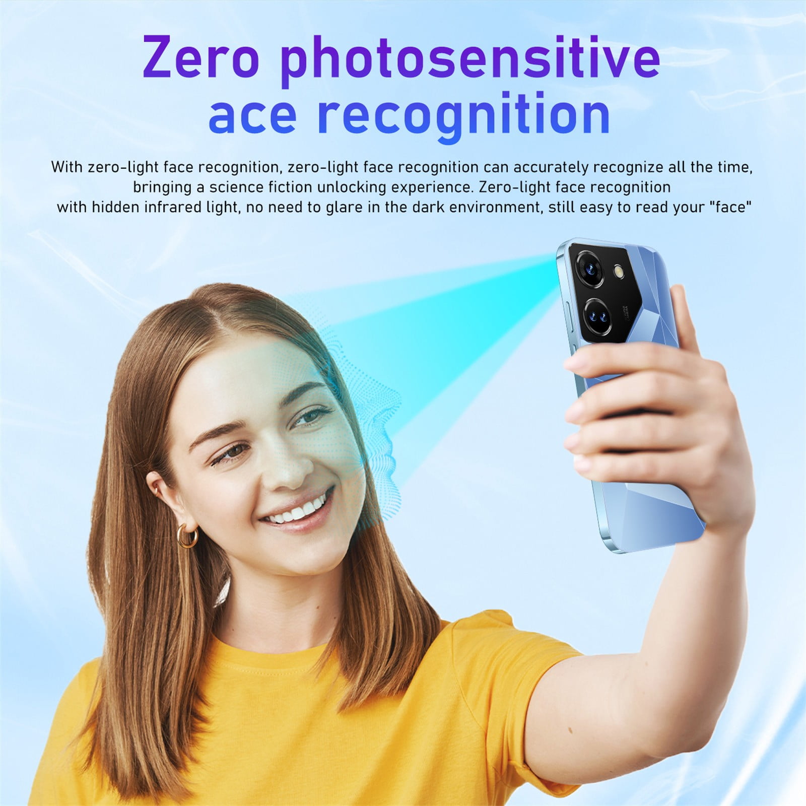 FYTPOV Android Phone, 5.5 Inch Smartphone SIM Android Gaming HD Camera WIFI Portable Mobile Phone, Cell Phones Unlocked