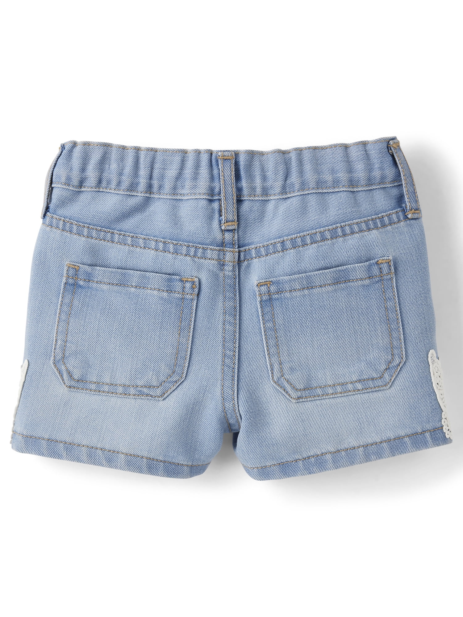 The Children's Place Baby & Toddler Girls Crochet Shortie Jean Short, Sizes 6M-5T