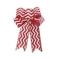 thumbnail image 2 of Christmas Linen Bow Christmas Wreath Decoration Bow Christmas Tree Decoration, 2 of 8