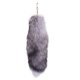 thumbnail image 1 of Marrón Gris Animal Colgante Cola Azul Plata Accesorios Bolso Mujer Colgante Llavero Coche, 1 of 5