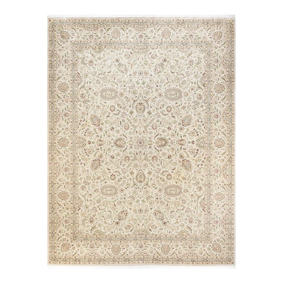 Mogul, One-of-a-Kind Hand-Knotted Area Rug - Ivory, 9' 3" x 12' 4"