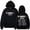 Black, variant on Jay Wheeler TRAPPii 2024 Tour Merch Hoodie Pockets Drawstring Unisex Hooded Sweatshirt Fashion Clothing