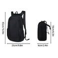 thumbnail image 5 of Hiking Backpack Lightweight Running Backpack For Cycling, Hiking, Skiing, Snow Sports, For Men, Women And Family Black, 5 of 8