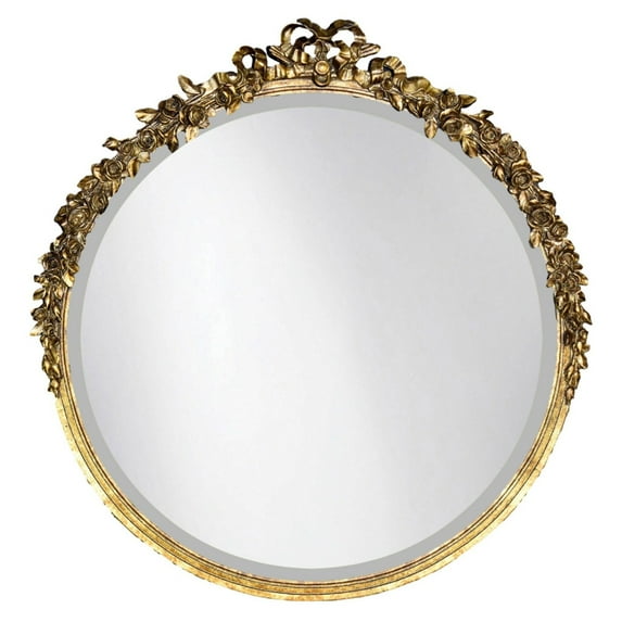 Hickory Manor House Rose Wall Mirror - 30W x 31H in.