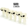 thumbnail image 4 of Glow in The Dark Alien Figurines for Kids - 100 Pcs Small Halloween Toys for Halloween Party Favors - 1" Bulk Toys Goodie Bag Pinata Stuffers - Bulk Gifts for Kids - Vending Machine Toy, 4 of 7