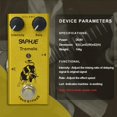 thumbnail image 2 of Pedal de Efectos de Guitarra SAPHUE en Negro con Trémolo de Intensidad Ajustable y Carcasa de Metal, 2 of 6