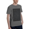 thumbnail image 2 of Bingfone Black Glitter Men'S Loose Fit Short-Sleeve Pocket T-Shirt, 2 of 7
