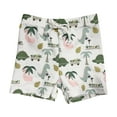 thumbnail image 1 of yocbz Maillot de Bain à Boutons-Pression Réutilisable et Absorbant pour Bébé Garçon, Short de Bain Garçon Confortable, Respirant, Stylé et Mignon, Imprimé Dessin Animé, Short de Bain de Plage Vert Menthe, 2-3 Ans, 1 of 4