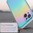 thumbnail image 6 of MYKOMI for iPhone 15 Plus Case 6.7 inch,Cute Colorful Iridescent Plating Edge Case with Love Hearts Pattern,Camera Lens Protection Shockproof Phone Case for Women Girls, 6 of 9