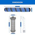 thumbnail image 2 of Filtro Hepa de cepillo principal de repuesto Compatible con A10/a11 Hero A10/a11 Master Robotic Vacuum Cleane Hy, 2 of 5