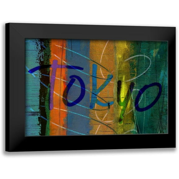 Jasper, Sisa 14x11 Black Modern Framed Museum Art Print Titled - Abstract Tokyo